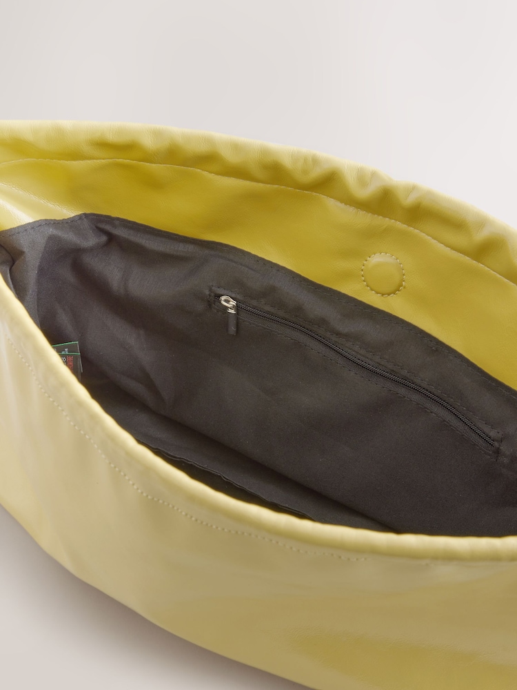 Yellow Oversized Clutch Bag - Image 9 of 9