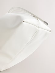 Bone Oversized Clutch Bag - Image 10 of 12