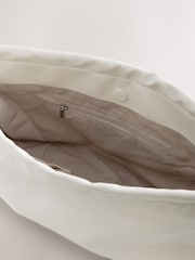 Bone Oversized Clutch Bag - Image 12 of 12