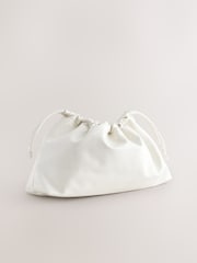 Bone Oversized Clutch Bag - Image 6 of 12