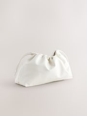 Bone Oversized Clutch Bag - Image 7 of 12
