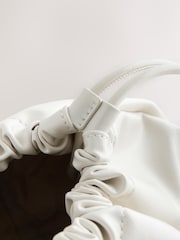 Bone Oversized Clutch Bag - Image 9 of 12