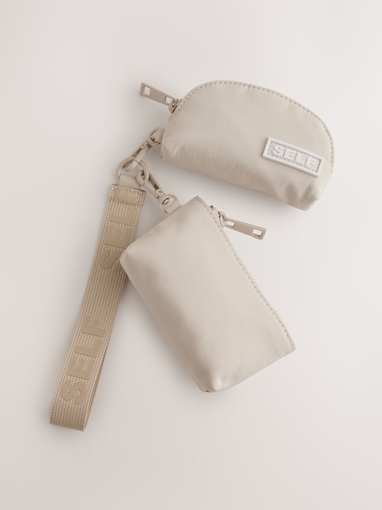 self. Neutral Nylon Purse - Image 1 of 6