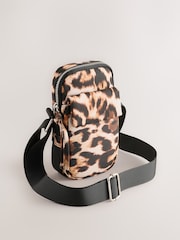 léopard - Sac pour téléphone en nylon imprimé - Image 1 of 5