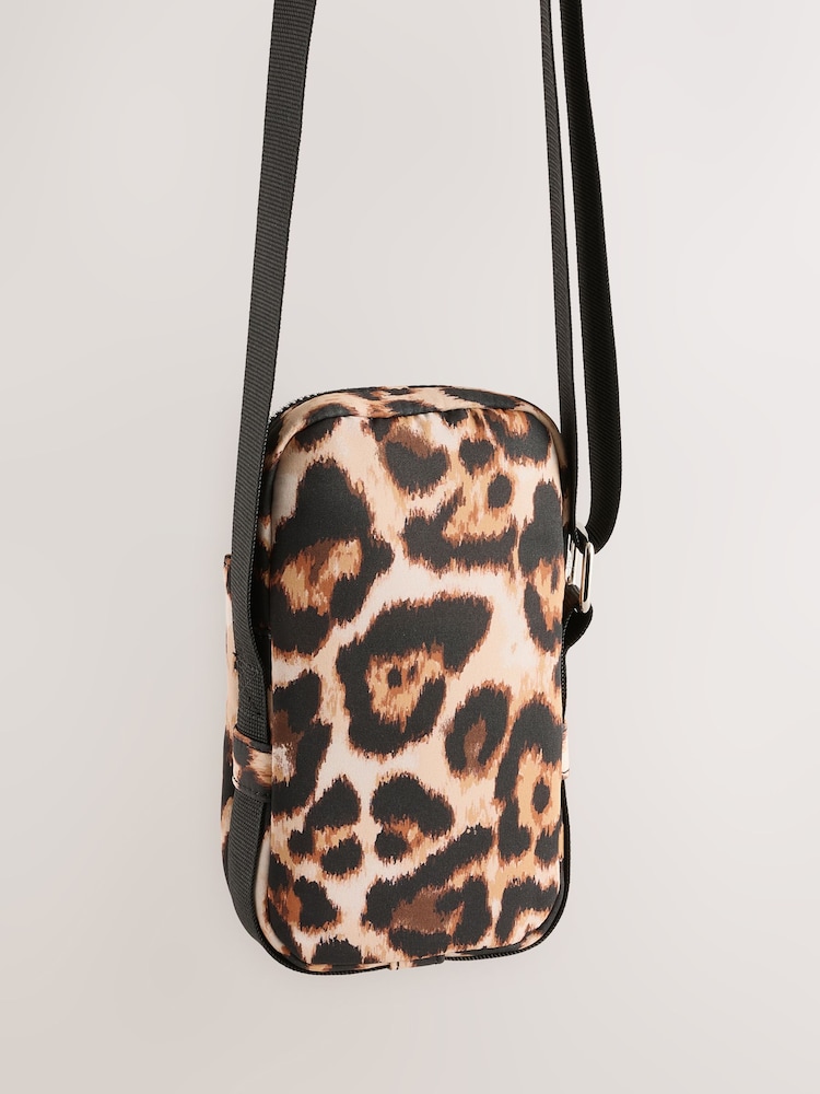 léopard - Sac pour téléphone en nylon imprimé - Image 5 of 5