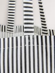 Blue Stripe 100% Cotton Lightweight Shopper Bag - Image 6 of 8