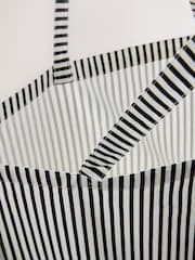 Blue Stripe 100% Cotton Lightweight Shopper Bag - Image 8 of 8