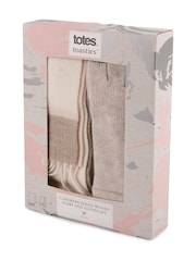 Totes Cream Ladies Cashmere Blend Scarf & Glove Set - Image 2 of 4