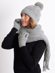 Totes Ladies Knitted Pălării, eșarfe și mănuși Set - Image 1 of 4