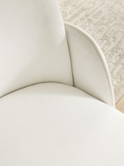 Natural Clara Black Leg Dining Chairs - Image 3 of 8
