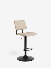 Arona Faux Leather Natural Aiden Bar Stool - Image 4 of 8