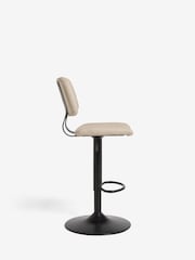 Arona Faux Leather Natural Aiden Bar Stool - Image 5 of 8