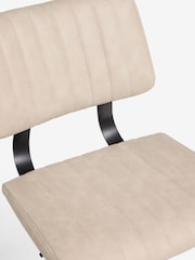 Arona Faux Leather Natural Aiden Bar Stool - Image 7 of 8