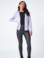 Roman Purple Sparkle Knit Cardigan - Image 2 of 4