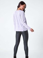 Roman Purple Sparkle Knit Cardigan - Image 3 of 4