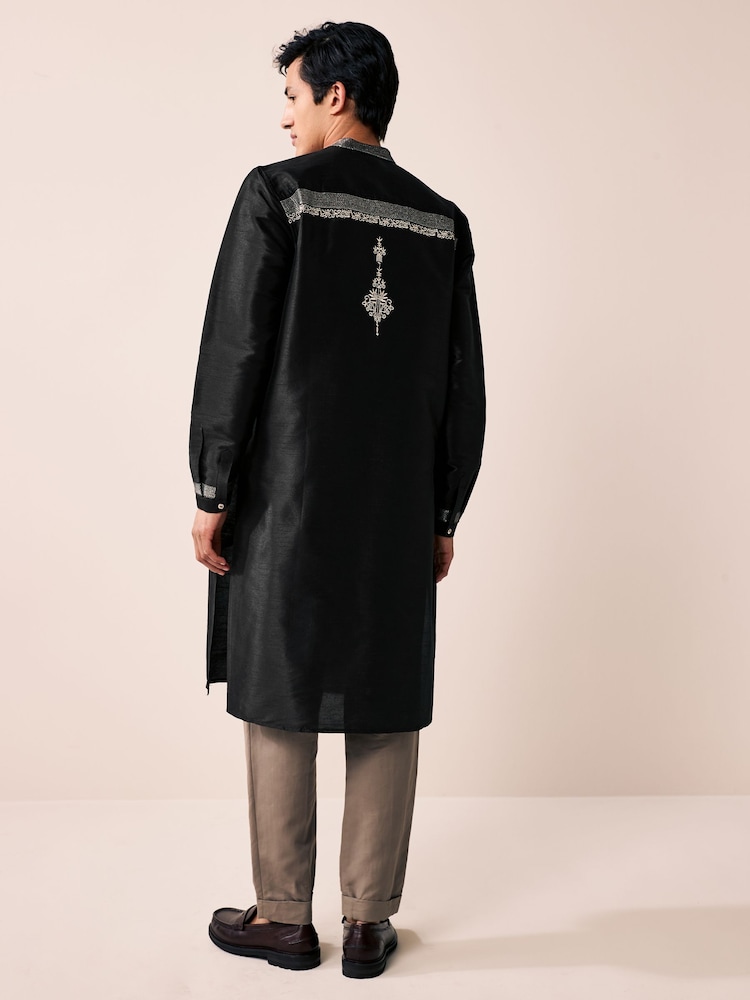 Чорний - Довгі сорочки Kurta - Image 3 of 10