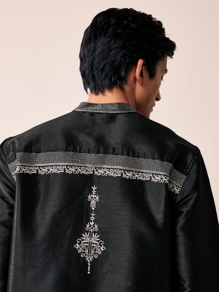 Чорний - Довгі сорочки Kurta - Image 4 of 10