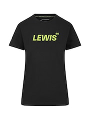 Fanatics Womens F1 Mercedes AMG Petronas Lewis Hamilton 44 Black T-Shirt - Image 3 of 3