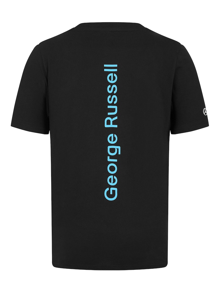 Fanatics Blue F1 Mercedes AMG Petronas George Russell 63 T-Shirt - Image 3 of 3