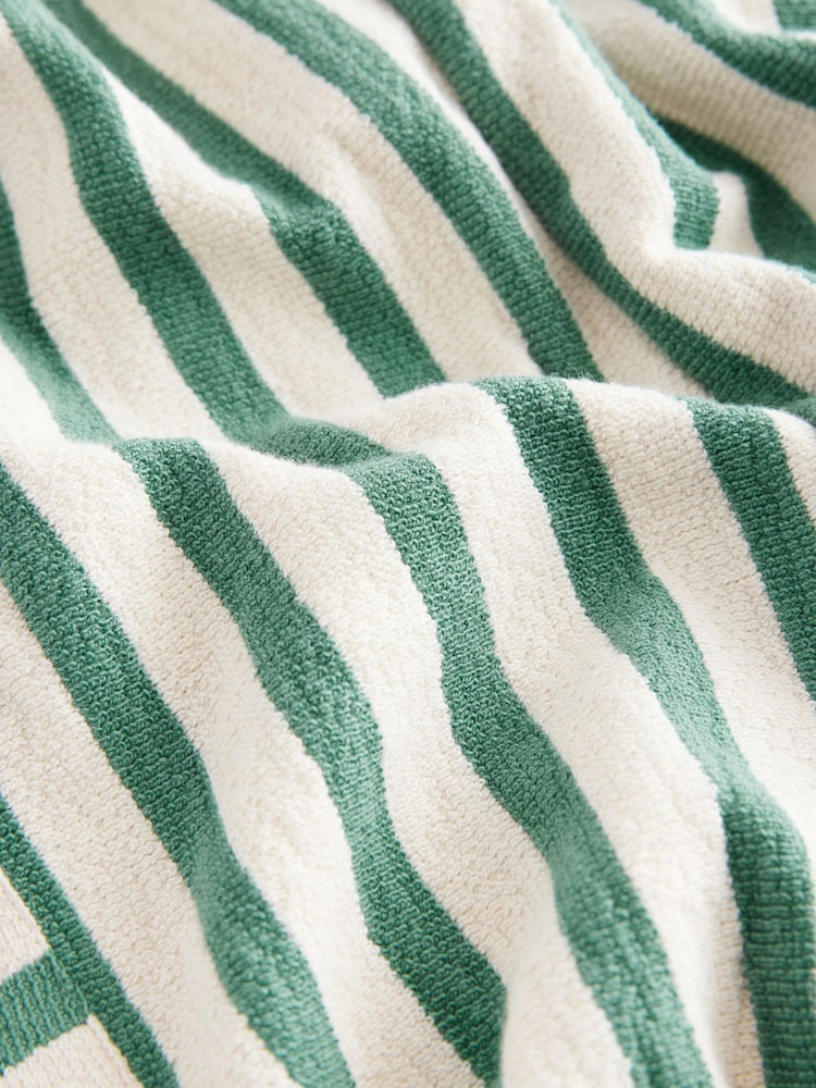 Verde/crudo - Mono corto de toalla con detalle de botones 100% algodón - Imagen 7 de 7