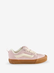 Vans Womens Pink Knu Skool Trainers - Image 1 of 4