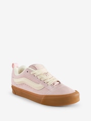 Vans Womens Pink Knu Skool Trainers - Image 2 of 4