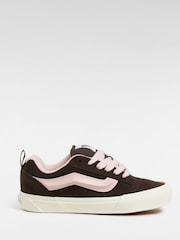 Vans Womens Pink Knu Skool Trainers - Image 1 of 4