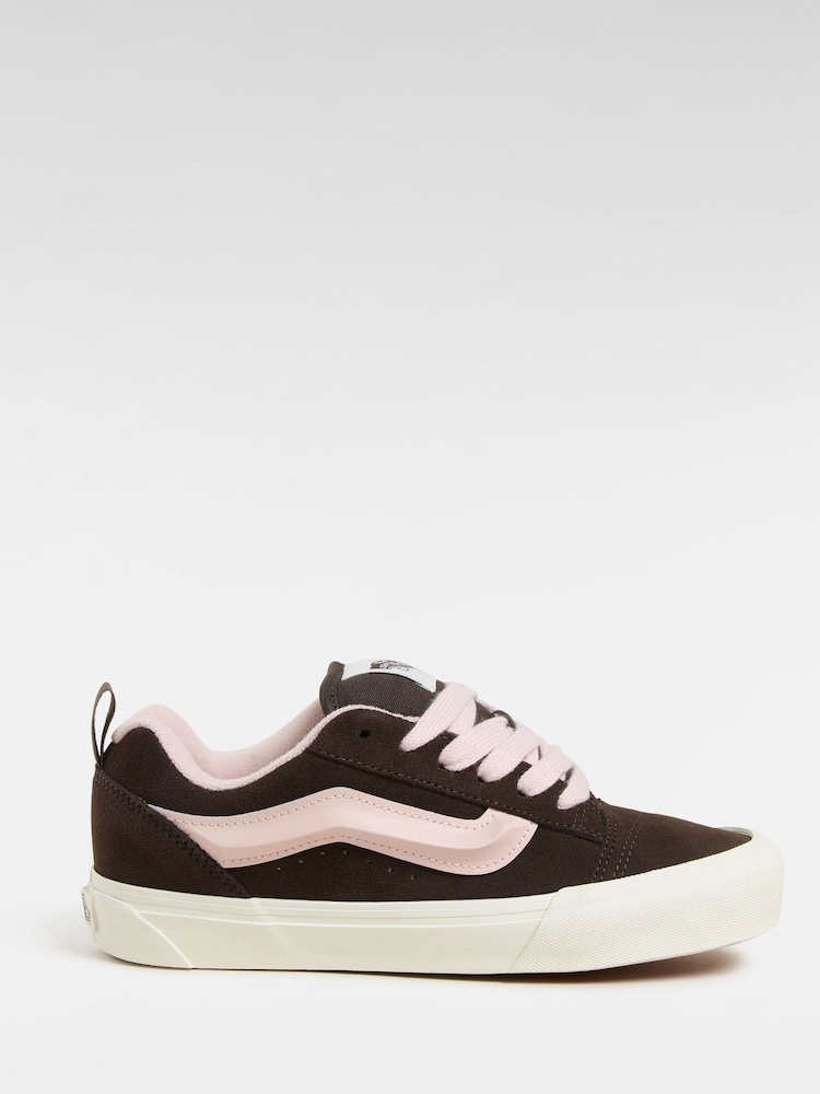 Vans Womens Pink Knu Skool Trainers - Image 1 of 4