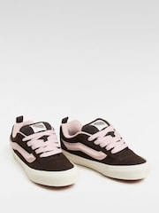 Vans Womens Pink Knu Skool Trainers - Image 2 of 4