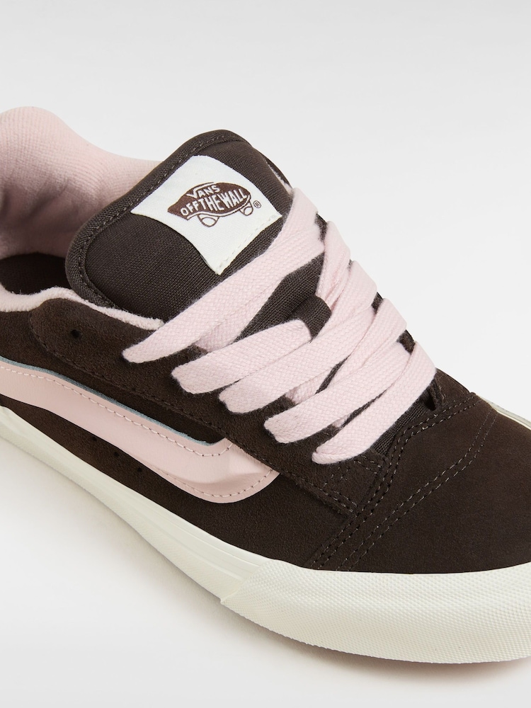Vans Womens Pink Knu Skool Trainers - Image 4 of 4