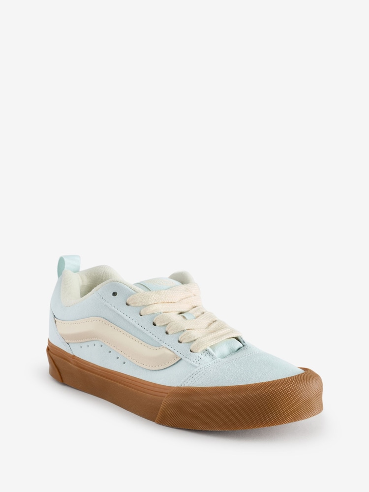 Vans Womens Pink Knu Skool Trainers - Image 2 of 4