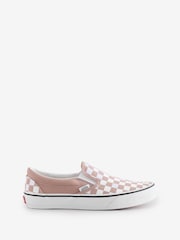 Vans Womens Classic Slip-On Check Trainers - Image 1 of 4