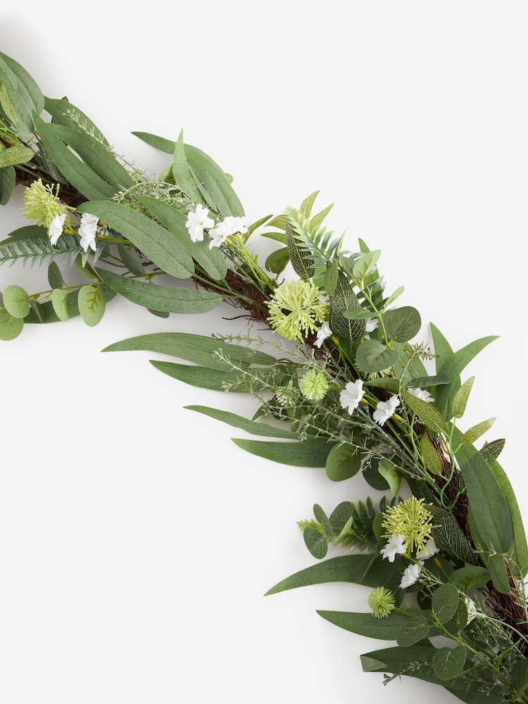 Green Spring Artificial Daisy Floral Garland - Image 3 of 3