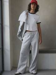 self. White Crop 100% Cotton T-Shirt - Image 2 of 10