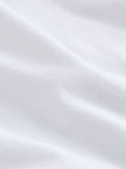 self. White Crop 100% Cotton T-Shirt - Image 9 of 10