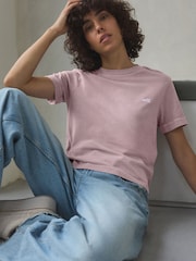 self. Pink Crop 100% Cotton T-Shirt - Image 3 of 9
