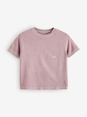self. Pink Crop 100% Cotton T-Shirt - Image 7 of 9