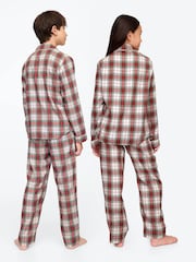 Gap Red Long Sleeve Flannel Pyjama Set (4-13yrs) - Image 2 of 8