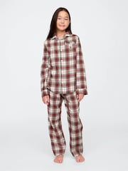 Gap Red Long Sleeve Flannel Pyjama Set (4-13yrs) - Image 3 of 8