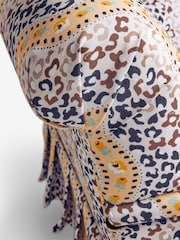 Cath Kidston Leopard Wiggle Ochre and Natural Lilly Accent Chair - Image 4 of 9
