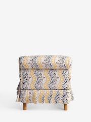 Cath Kidston Leopard Wiggle Ochre and Natural Lilly Accent Chair - Image 6 of 9