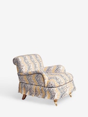 Cath Kidston Leopard Wiggle Ochre and Natural Lilly Accent Chair - Image 8 of 9
