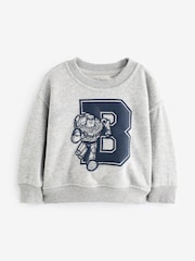 Gap Grey Buzz Lightyear Disney Toy Story Varisty Logo Sweatshirt (6mths-5yrs) - Image 1 of 4