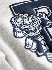 Gap Grey Buzz Lightyear Disney Toy Story Varisty Logo Sweatshirt (6mths-5yrs) - Image 3 of 4