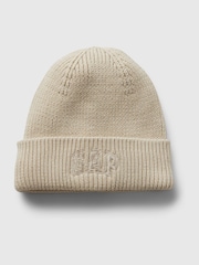 Бежевый - Gap Toddler Logo Beanie Hat (1-3yrs) - Изображение 1 из 1