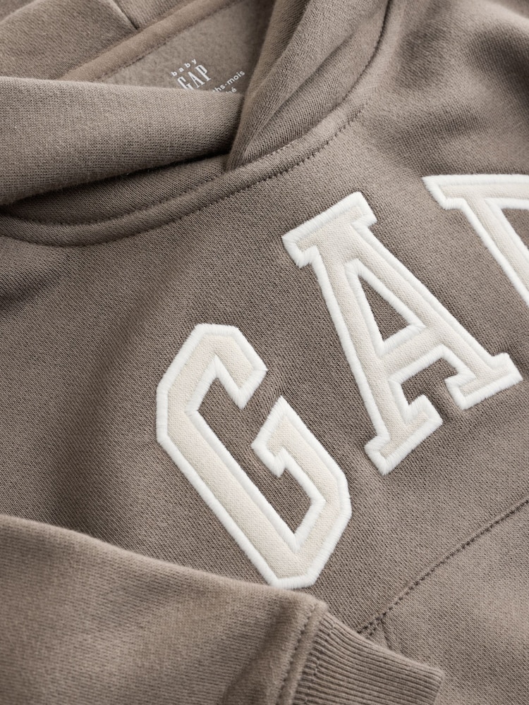 Gap Brown Original Logo Hoodie (6mths-5yrs) - Image 3 of 4