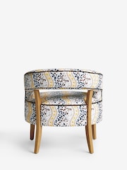 Cath Kidston Leopard Wiggle Ochre and Natural Remi Accent Chair - Image 6 of 9