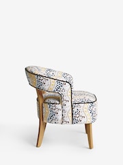 Cath Kidston Leopard Wiggle Ochre and Natural Remi Accent Chair - Image 7 of 9
