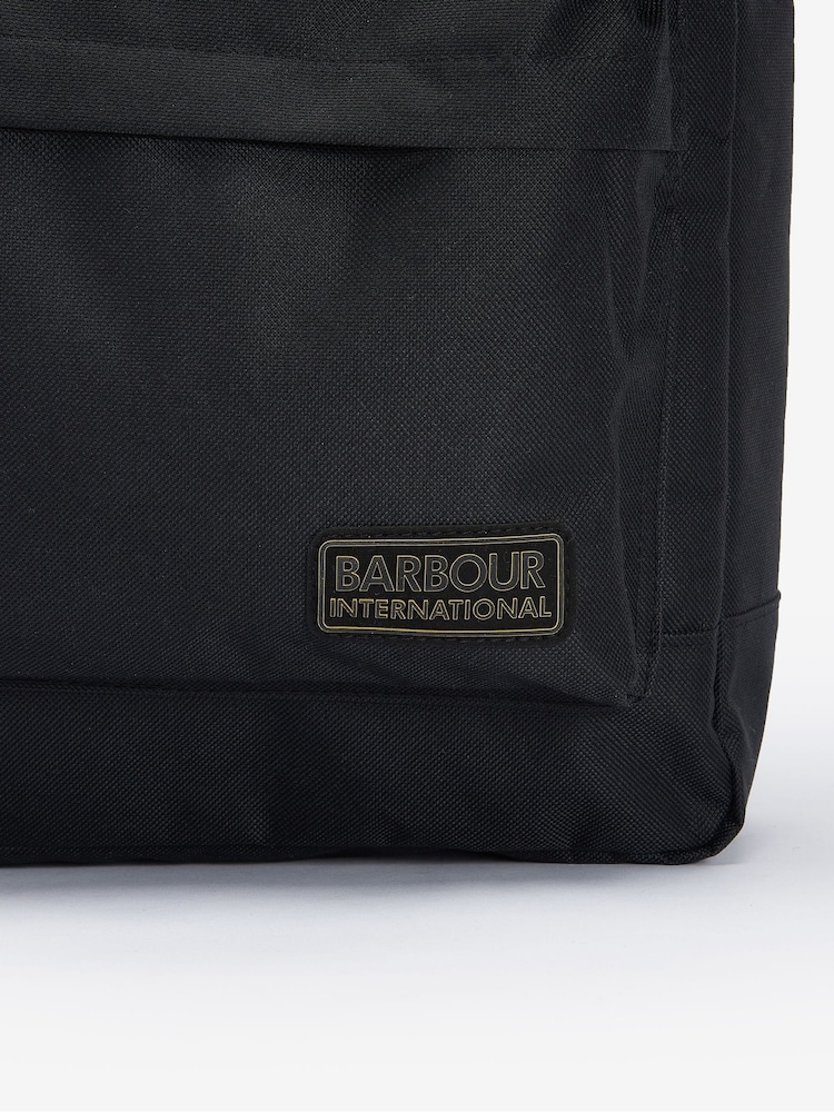 Barbour® International Knockhill Essential zwarte rugzak - Image 4 of 6