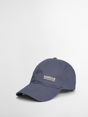 Barbour® International Blue Albury Sports 100% Cotton Cap - Image 1 of 4